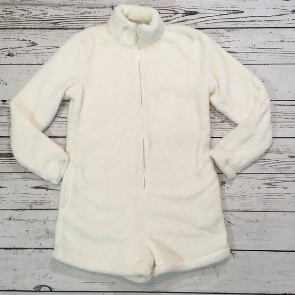 Aerie American Eagle fuzzy romper NWT - Picture 8 of 14